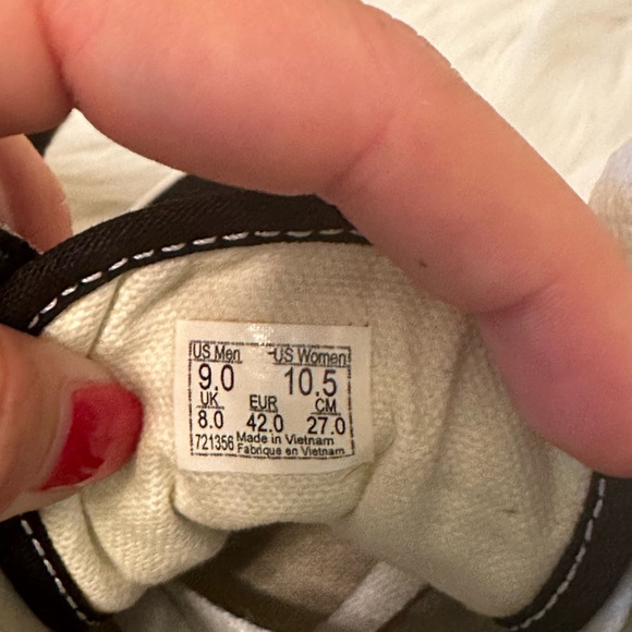 Vans Old Skool Classic Skate Shoes Black/White Mens Size 9 Suede. - Picture 9 of 9